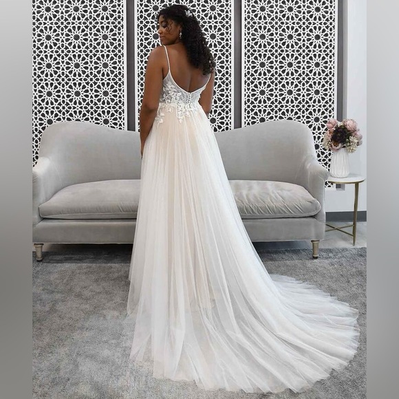 STELLA YORK Wedding Dress 7263 Size 8 - Picture 4 of 4